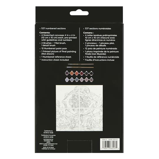 Halloween Dog Paint-by-Number Gallery Mini Kit by Artist's Loft®